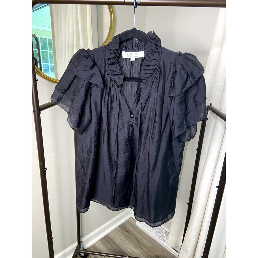 Hunter Bell Millie Black Top size XS - Picture 2 of 5